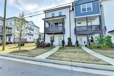 Multi unit property with a front lawn