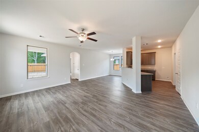 Open concept floor plan.