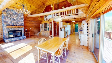 Unfurnished dining area featuring wooden ceiling, 