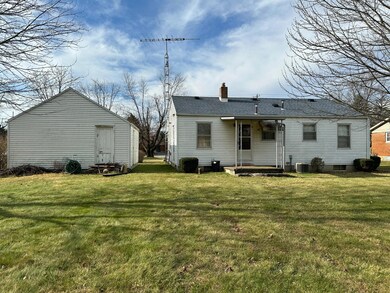 rear of home
