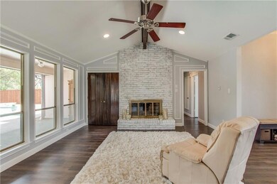 Lovely wall details and a whitewashed brick wood b