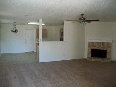 view the living room from the entry