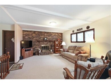 New carpet in the main floor family room.