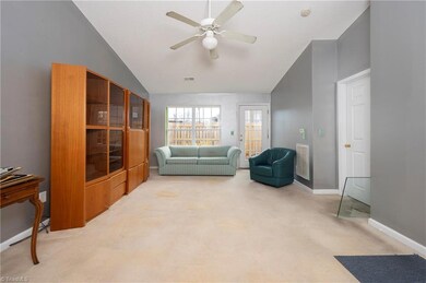 Large living and dining area
