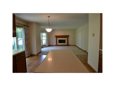 Family Room. Looking in from the spacious kitchen 