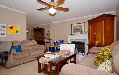 The formal den is off the entry.