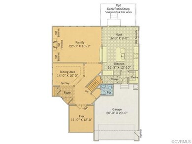 Home Includes Tray Ceiling in Dining Room, Optiona