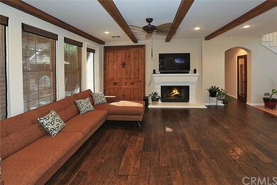 Wood accents bring bring warmth to the Great Room