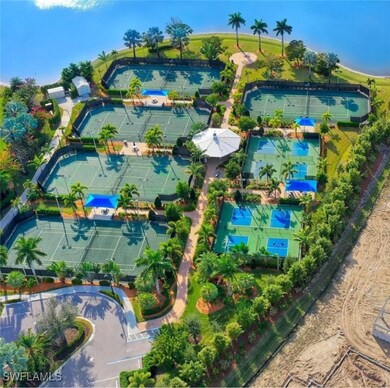 Drone / aerial view Tennis and pickleball courts