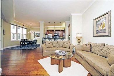 The interior boasts hickory plank hardwood floorin