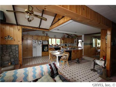 Kitchen open and spacious best describe the floor 
