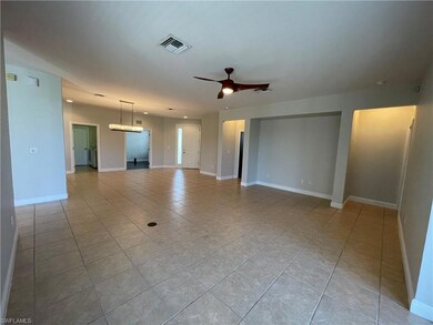 Great room and dining.