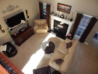 View of Great room from upstairs