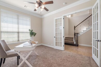The office has a closet & is located at the front 