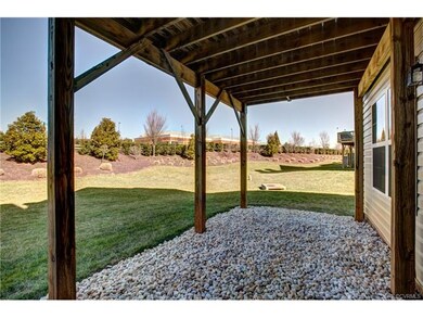 Professionally landscaped common area behind the t