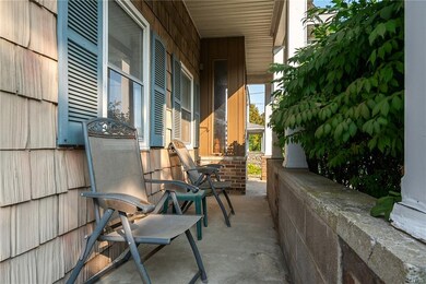 Enjoy the front porch with a cup of coffee