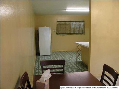 View of the kitchen from the living room.