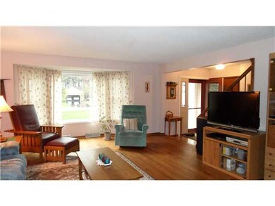 Living Room. Note the beautiful hickory floors!  V