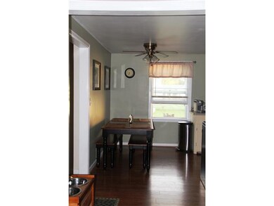 Kitchen. New floor and light fixture.