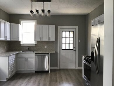 Brand new kitchen with granite counter tops