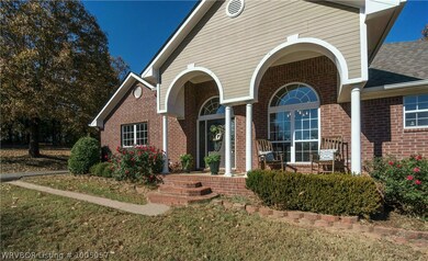 Arched entryway.