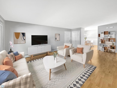 Living & Dining Room- Virtually Staged