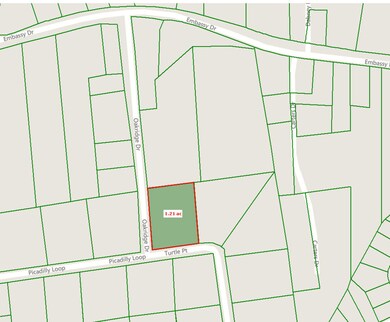 Picadilly Loop 1.21ac Map