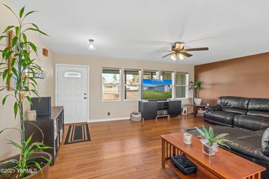 Living room and front entry