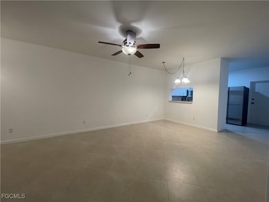 Space enough to divide family room and dining space