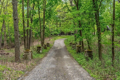 Private Driveway Surrounded by Nature