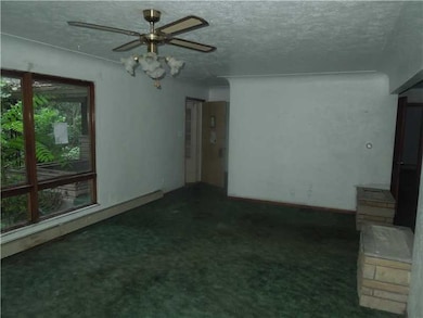 Living Room. living room --view to front door--din