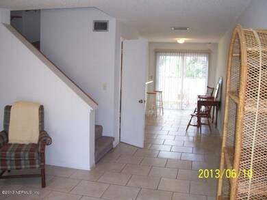 living room to dining area