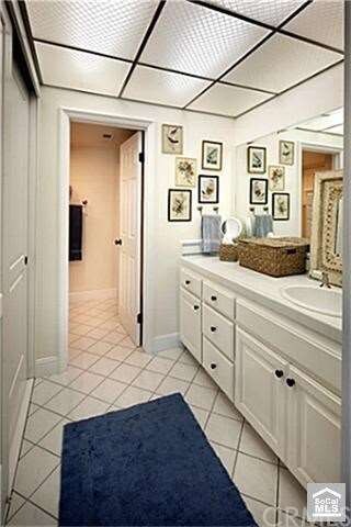 Master bath and large walk-in closet.