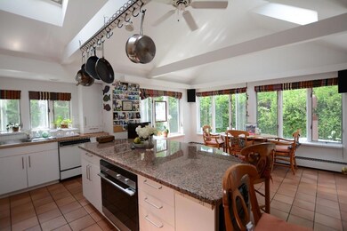 The fabulous kitchen reflects the...