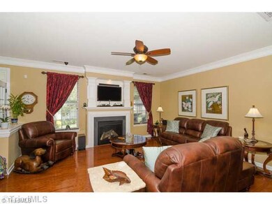 Living Room. Gleaming main level hardwoods