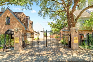 The home is in the quiet gated community of Nine O
