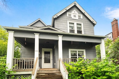 View of front facade with covered porch