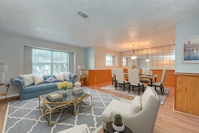 Virtually Staged - formal living & dining room com