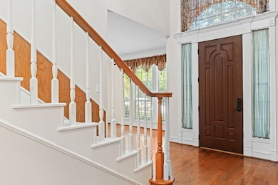 Wood floor entry
