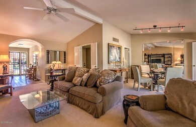living rm toward dining and entry