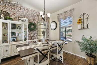 Formal Dining with Charming Accent Wall
