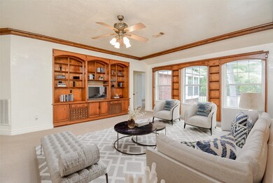 Virtually staged living room