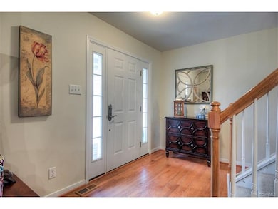Beautiful entrance with light flooding in from the