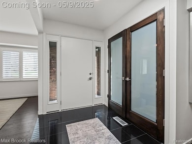 Entry way with newer door