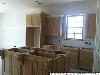 Lots of cabinets and counter space in this open kitchen! Large island will feature gas cooktop and plenty of seating space.