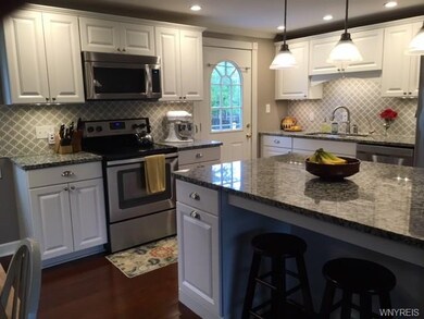 Granite counters & newer cabinets.