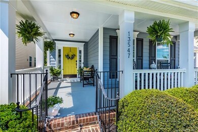 Large rocking-chair front porch