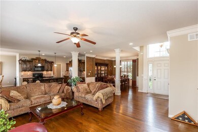 wide open concept! Entry, formal living room, and 