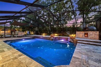Fully overhauled pool area with Custom Pizza oven