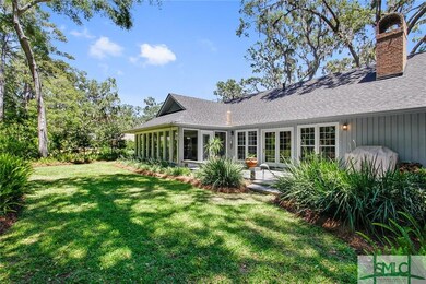 Backyard and deck